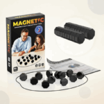 MagPlay– Strategisch&Leuk– Magnetisch Stenen Gezelschapspel Zwart | Educatief Speelgoed