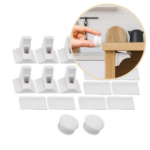 SafeSpace Click– Onzichtbare Bescherming – Magnetisch Kinderslot Zonder Boren 8x Lockie incl. 2x sleutels | Educatief Speelgoed