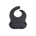 Mess Catcher– Geen Geknoei – Siliconen Slabbertje Zwart | Educatief Speelgoed