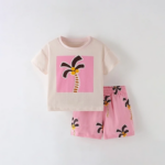 SunnyBloom– Zomer&Schattig– Matchende Zomerset Kokospalm / 150 (7-8 jaar) | Educatief Speelgoed