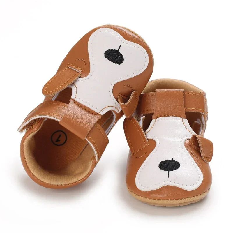 3_71f4fd0a-a64e-4958-971e-78c8e8449170 Mini Fashion - Zachte Eerste Stapjes - Dieren Kinder Schoentjes Cub Cuddle Steps'Dog'/ 12cm (6–12 maanden) | Educatief Speelgoed - Afbeelding 1