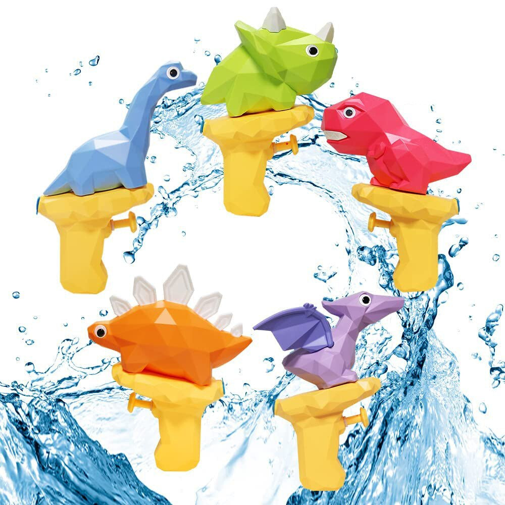 3_7cc3bf47-2542-4a46-80eb-fa9cb959129b Dinosaur Water™ - Spetterend Plezier - Waterpistool Set van 5 (3+2 GRATIS) | Educatief Speelgoed - Afbeelding 1