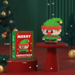 HolidayBlocks– Vrolijk&Decoratief– Kerst Mini Bouwstenen Geest | Educatief Speelgoed