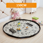 Toy Storage Bag™ - Eenvoudig georganiseerd - Speelkleed&opbergzak in 1 Zwart-wit | Educatief Speelgoed