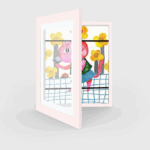 LittleGallery– Leuk&Educatief– Kunstframe A4 Roze | Educatief Speelgoed