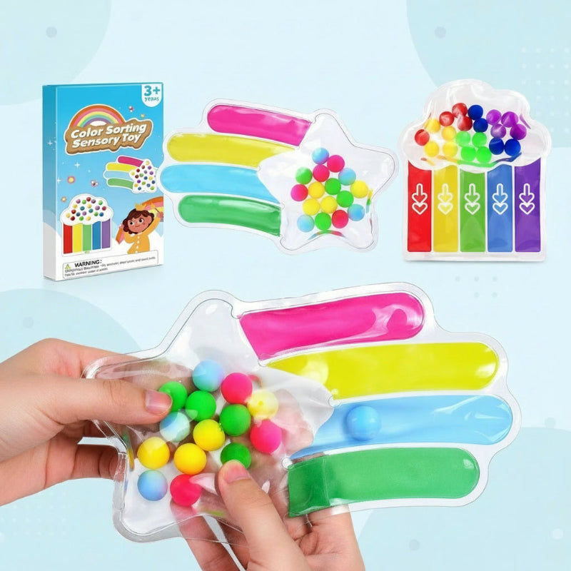 3_d38175c1-ffea-4fa0-9fac-6c714833c730 KidiSort– Educatief en kleurrijk – Montessori Kleurenspel Witte Wolk | Educatief Speelgoed - Afbeelding 1