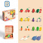 Fruitigo– Leren&Spelen– Montessori Fruitsnijset B | Educatief Speelgoed