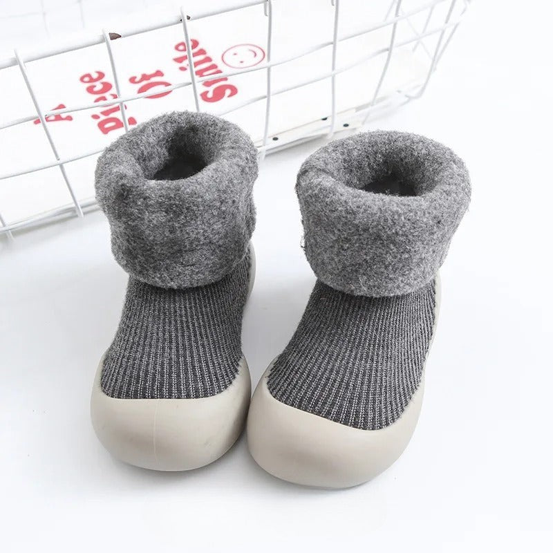 3aecb584-d6f9-4ea9-90a3-ce19848718d3 Mini Fashion™ - Warm&Zacht - Anti Slip Sokken Grijs / 24 (1.5-2 jaar) | Educatief Speelgoed - Afbeelding 1