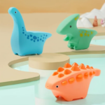 Bath Buddies™ – Dolle Dieren Douche – Bad Speelgoed Waterpistool 3 Stuks Dino Set B | Educatief Speelgoed