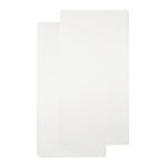 Hoeslaken Meyco 2st Wieg 40x80/90 Offwhite