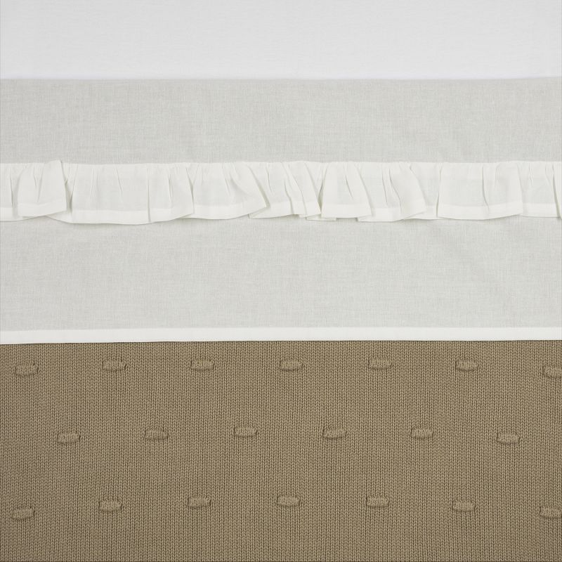 Laken Wieg Meyco Ruffle Offwhite Laken Wieg Meyco Ruffle Offwhite - Afbeelding 1