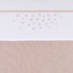 Laken Ledikant Meyco Heart Soft Pink