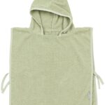 Badponcho Meyco Popcorn 1-3 jaar Soft Olive