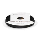 Satijnlint - 3 mm - zwart