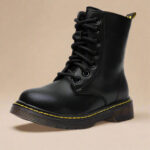 BlackLine– Sterk&Comfortabel– Lace-Up Combat Boots Mid-Kuit / 31 (18.5 cm / 5 jaar) | Educatief Speelgoed