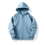 CoolKids– Stoer&Warm– Hoodie met rits Lichtblauw / 150 (9-10 jaar) | Educatief Speelgoed