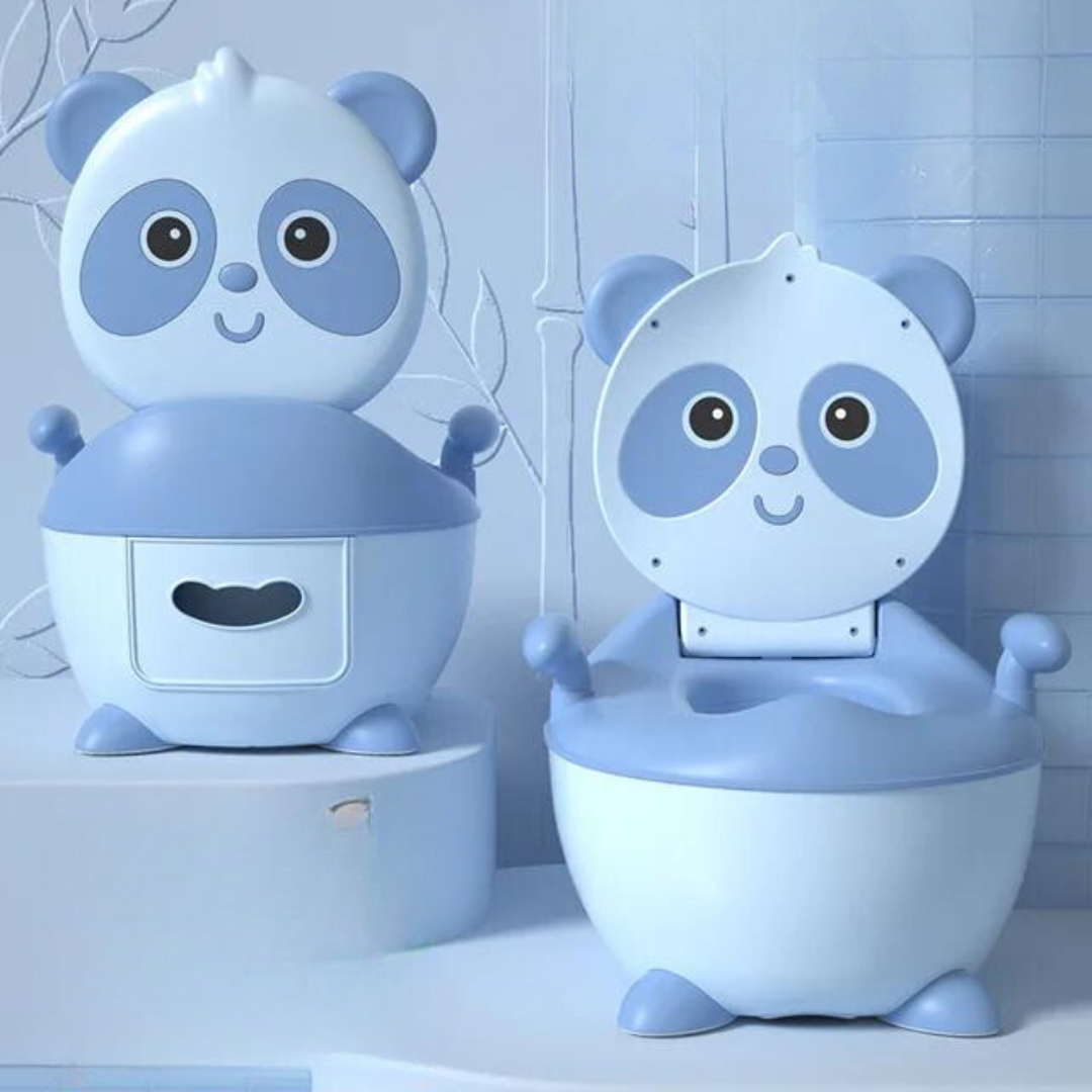 4_5905e998-c537-4fe3-a9d5-f7986accec30 Panda Potty™ - Handig voor vakantie - Kinder toilet Blauw / Zachte bril | Educatief Speelgoed - Afbeelding 1