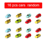 RaceTrack– Avontuurlijk&Leuk– Auto Speelbaan Willekeurige 16 auto's | Educatief Speelgoed