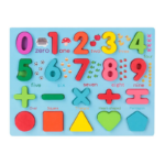 SmartBoard– Kleurrijk&Educatief– Montessori Cijfer&Letter Leerpuzzel Cijfers (0-9)&Rekenen | Educatief Speelgoed