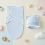 SnuggleBear– Zachte&Warme– Baby Wikkel Deken Blauw | Educatief Speelgoed