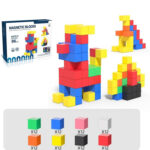 Magnet Toys– Leren&Bouwen– Magnetische Bouwblokken 96 Blokken | Educatief Speelgoed