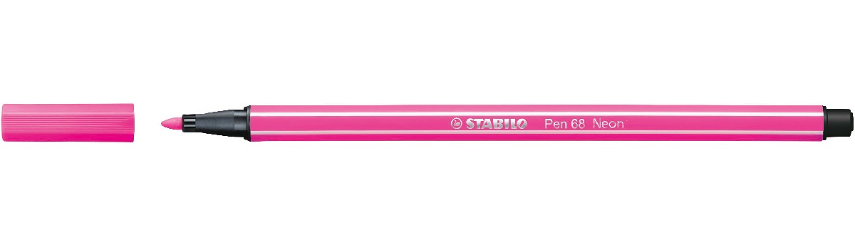 STABILO Pen 68 neon - roze 056 STABILO Pen 68 neon - roze 056 - Afbeelding 1