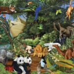 Noah's Gathering (350) - familiepuzzel - Cobble Hill  Legpuzzel|Legpuzzel - grote stukken