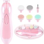 SafeCare– Geruisloos&Veilig– Elektrische baby nagelvijlset Roze | Educatief Speelgoed