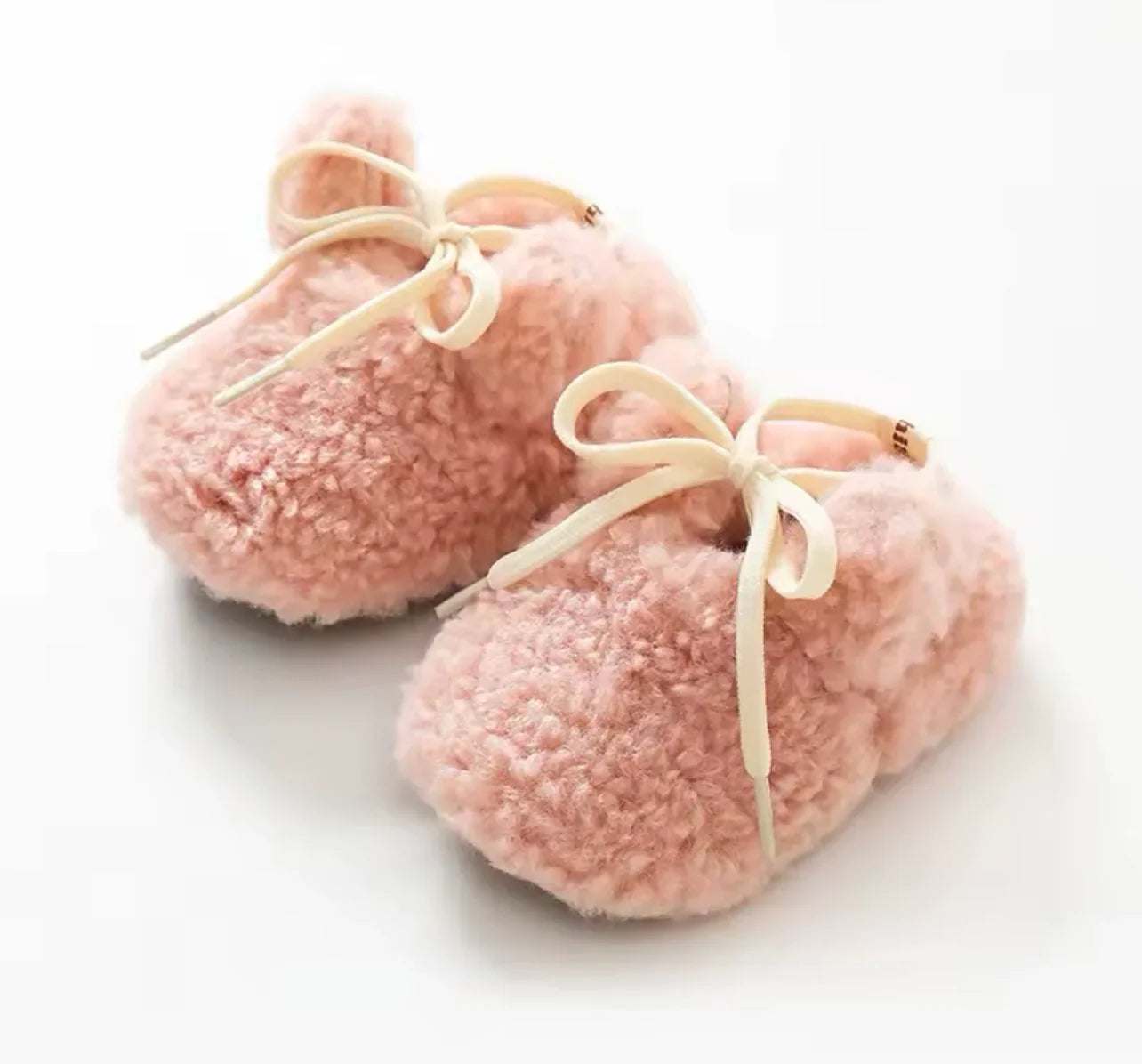 56999AAF-8CE5-42BB-9D0A-81CD15692E20 SnuggleBunny– Warm&Veilig– Antislip Bunny Pantoffels 18 (12–18 maanden / 12.5–13 cm) / Roze | Educatief Speelgoed - Afbeelding 1