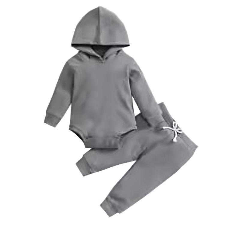 58006732261 Mini Fashion™ - Warm&Stijlvol - Warme Set voor Baby's Grijs / 74 (6-12 maanden) | Educatief Speelgoed - Afbeelding 1