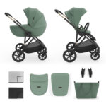 Kinderwagen Kinderkraft Prime3 PRO 2-in-1 Dark Green