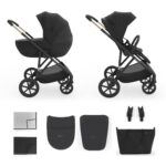 Kinderwagen Kinderkraft Prime3 PRO 2-in-1 Venezian Black