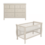 Babykamer Bretagne Gala Sand (XL-Commode + Ledikant)