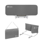 Bedhek Lionelo Lora Opvouwbaar Grey Stone