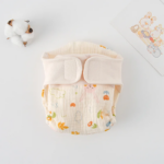 ComfyCotton– Waterdicht&Veilig– Biokatoenen Oefenbroekjes Tuinroze konijn / M (5.5-10kg) - 3-9 maanden | Educatief Speelgoed