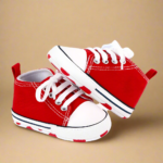 BabyStride– Ademend&Flexibel–'Eerste stapjes'Sneakers Rood / 11 (0–6 maanden) | Educatief Speelgoed