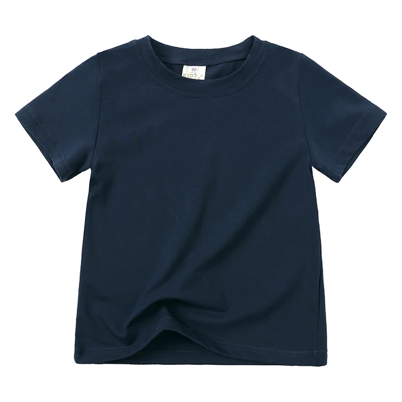 5_c4ed64ea-47b7-4f60-9afb-1e9bee830478 ComfyWear– Praktisch&Casual– Korte Mouwen T-Shirt Marineblauw / 120 (4–5 jaar) | Educatief Speelgoed - Afbeelding 1