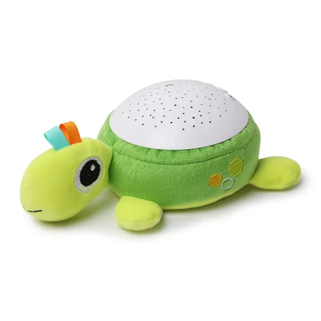 5_d87f724a-3854-4b69-b711-42c2060e59d7 StarPlush– Zacht&Rustgevend– Knuffel met Nachtlamp Projector Schildpad | Educatief Speelgoed - Afbeelding 1