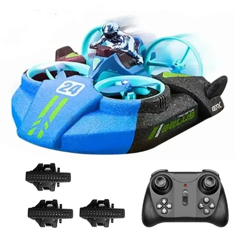 6-processed AirCruiser– 360° Avontuur – RC Drone Blauw / 3 | Educatief Speelgoed - Afbeelding 1