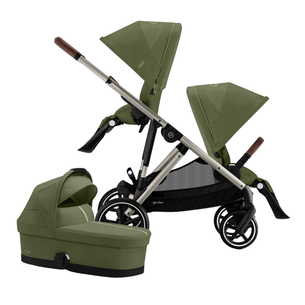 Duo Kinderwagen Cybex Gazelle S Moss Green/Khaki Duo Kinderwagen Cybex Gazelle S Moss Green/Khaki - Afbeelding 1