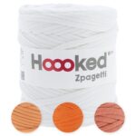 Hoooked Zpagetti - large - oranje tint