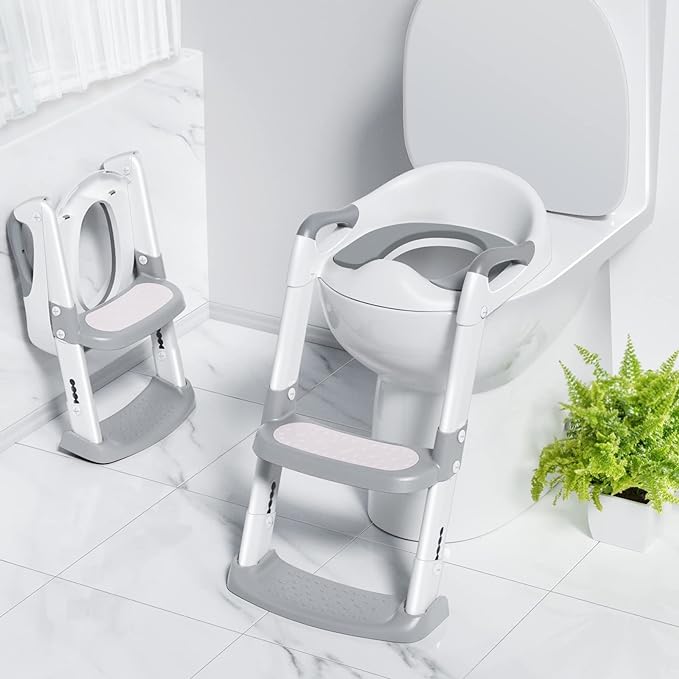 612N0IiMM0L._AC_SX679 Potty Training Seat™ - Zindelijkheidstraining voor kleintjes - Opvouwbaar stoelpotje Wit | Educatief Speelgoed - Afbeelding 1