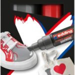 edding 6900 X Multi Marker - 2 stuks - rood + grijs