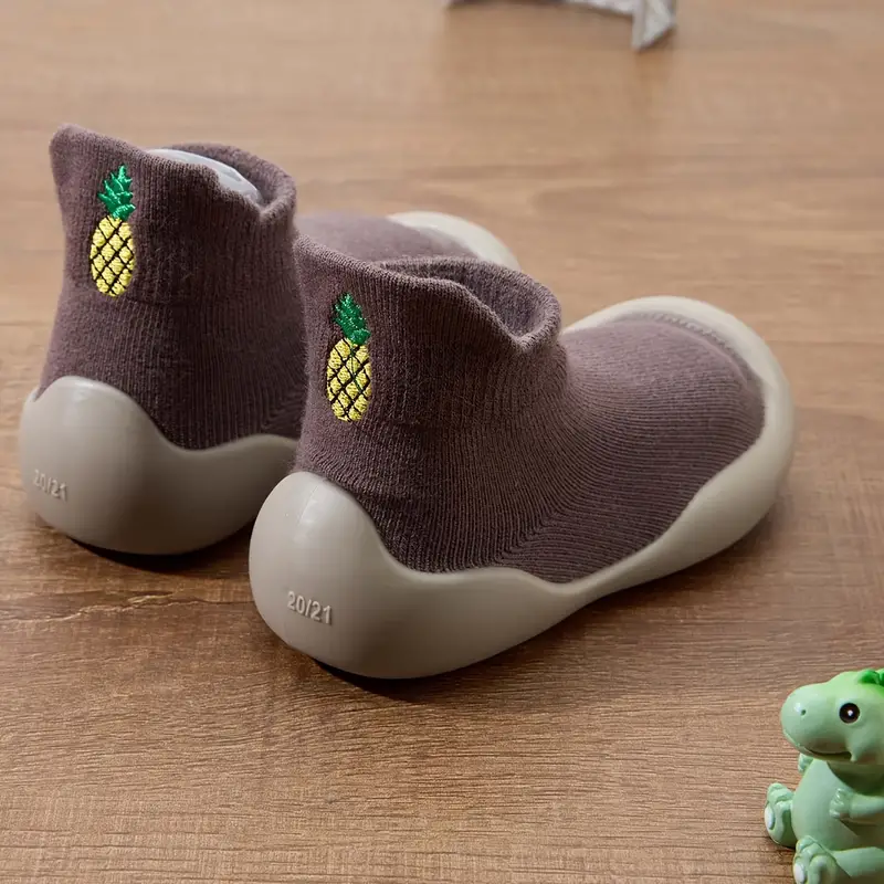 618eb1aa964b213141540c4de406f97a BareFoot– Natuurlijk Lopen – Babyschoenen Met Flexibele Zool Donkerbruin / 26–27 (2-3 jaar) | Educatief Speelgoed - Afbeelding 1
