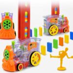 Domino Train™ | Zonder frustratie spelen met domino - Automatische Stenenlegger 40 stenen | Educatief Speelgoed
