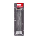 Bruynzeel Teens - grafietpotloden HB met gum - 5 stuks