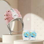 MiniShield– Licht&Ademend– Hoofdbeschermer voor Kinderen Konijn + 2x kniestukken | Educatief Speelgoed