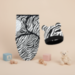 SnuggleBear– Zachte&Warme– Baby Wikkel Deken Zebra | Educatief Speelgoed