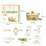 Bug Lab™ | Ontdek de wereld - Insectenhotel 6 stuks | Educatief Speelgoed