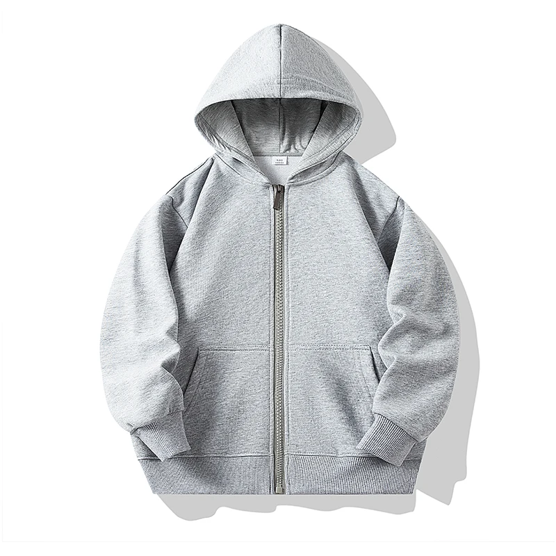 6_8c6bec9a-d4db-4336-ab08-6dc9933b5bfb CoolKids– Stoer&Warm– Hoodie met rits Grijs / 90 (2-3 jaar) | Educatief Speelgoed - Afbeelding 1